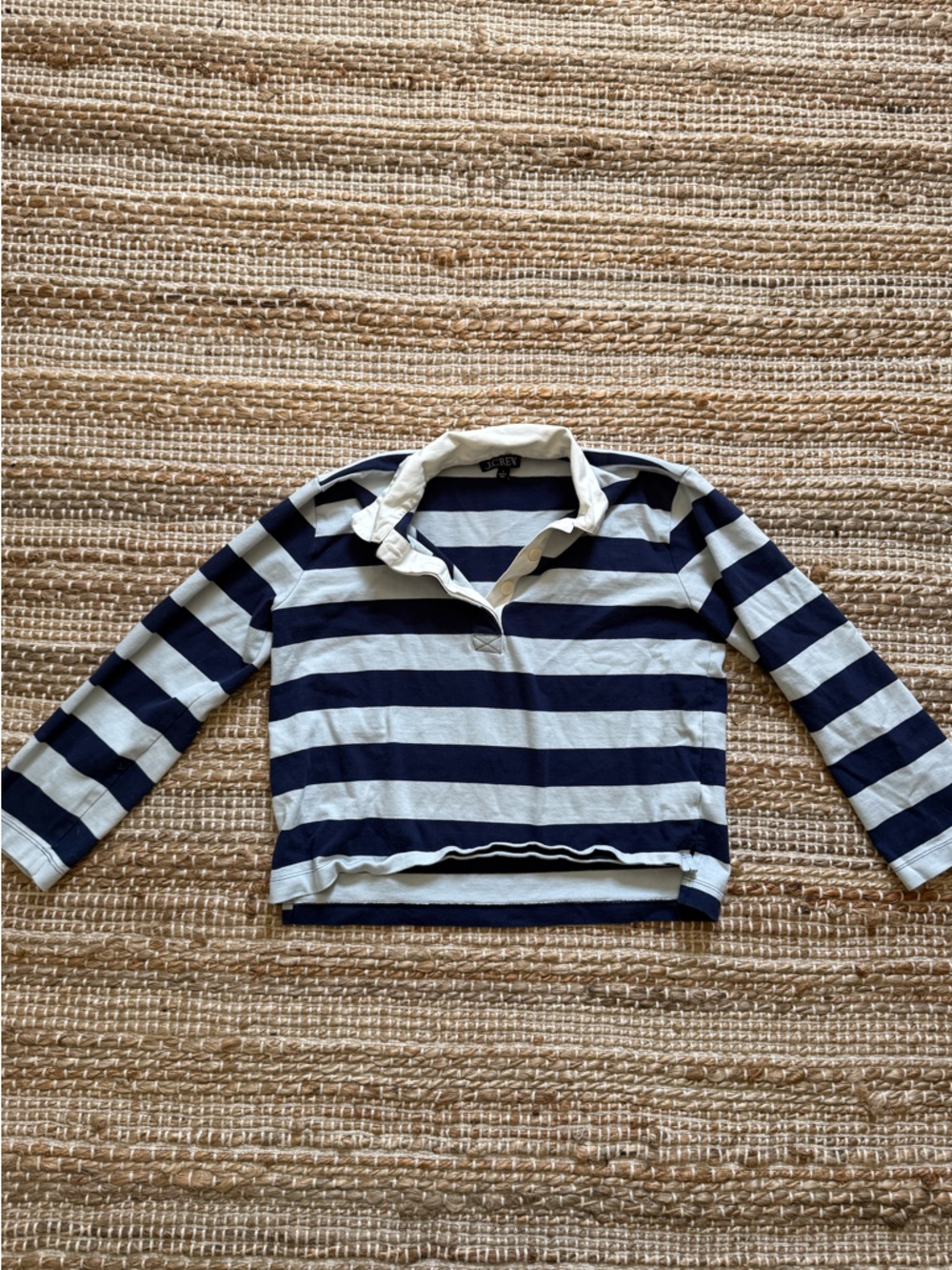 J. Crew Striped Rugby Polo